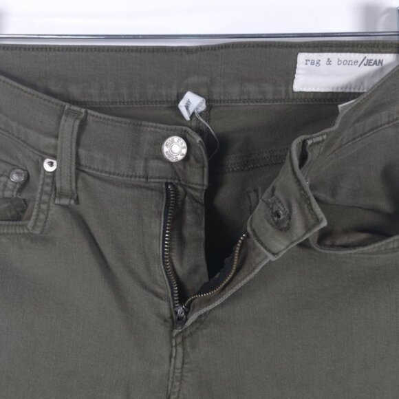 rag & bone / JEAN Skinny DIST ARMY W16020337DAR Size‎ 28 - Picture 6 of 13